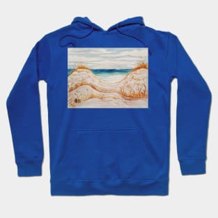 Sailing Along the Beach Hoodie